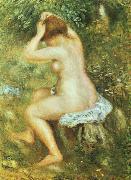 Pierre Renoir Baigneuse se Coiffant painting